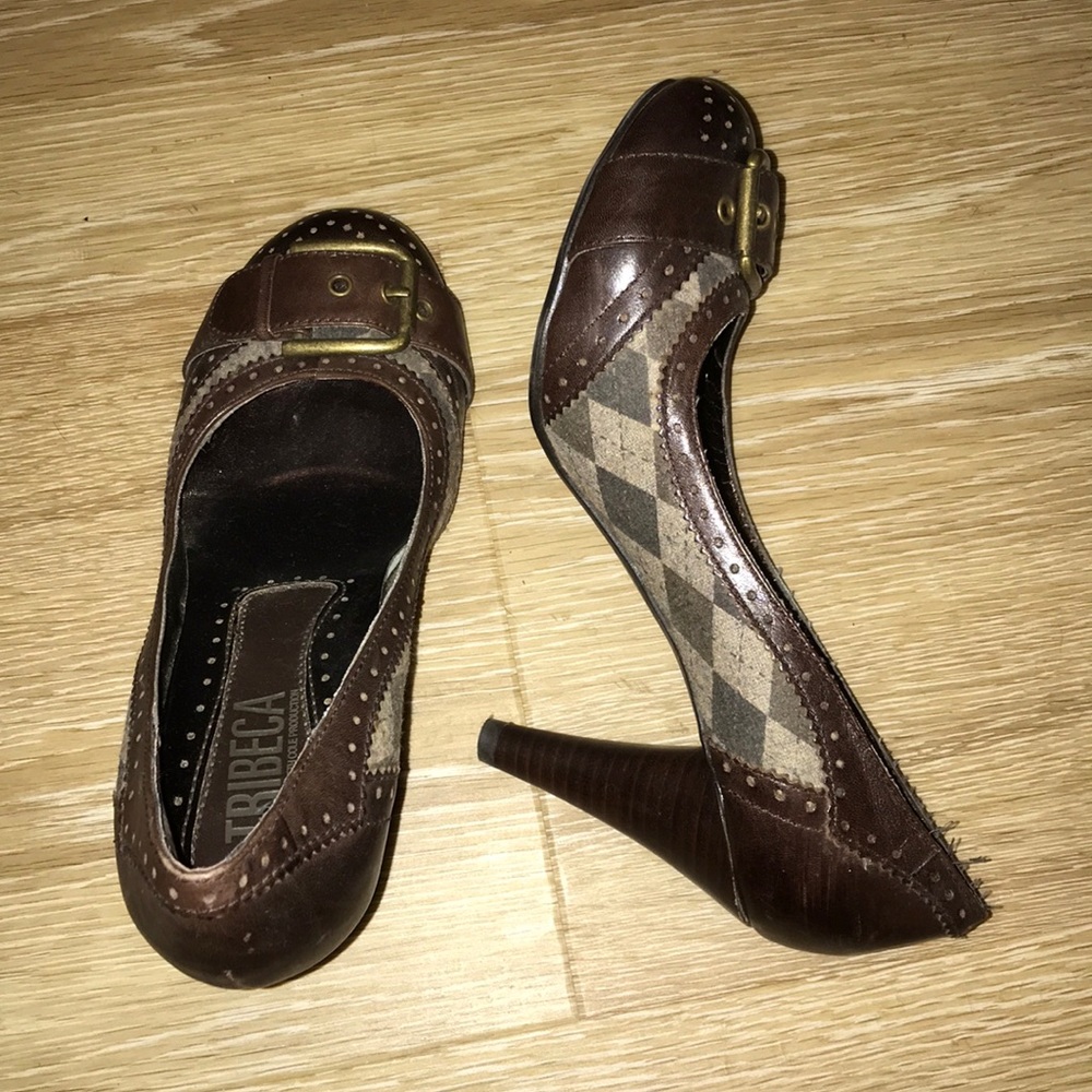 Argyle heels